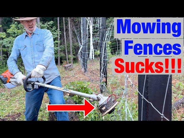 Be Smarter Than The Fence With This Simple Mowing Hack