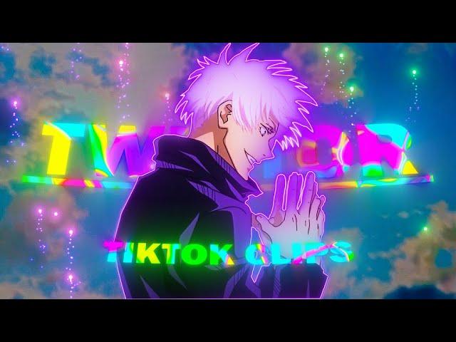 TikTok Anime clips Twixtor + TIME REMAP + CC + SHARPEN (8K)