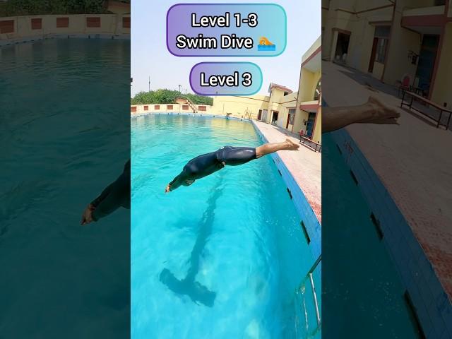 How to Dive for Swimming (Level 1-3) #swimmingtips #swimming