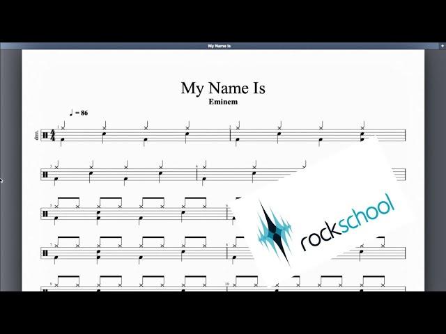 My Name Is Rockschool Debut Grade Drums