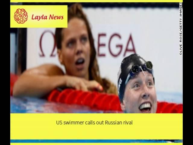 US swimmer calls out Russian rival |  By : CNN