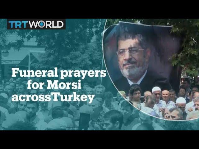 Mosques across Turkey hold funeral prayers for Egypt’s Mohamed Morsi