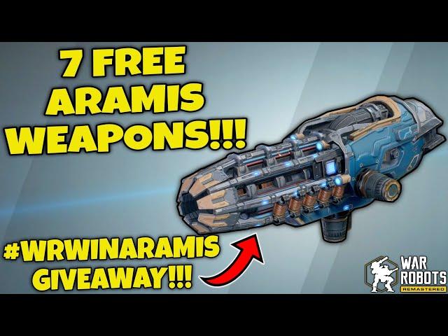 (Ended)ARAMIS GIVEAWAY IN WAR ROBOTS!!! #WRwinAramis