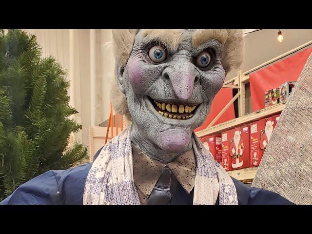 Dark Dimensions Haunted House is live! at Home Depot Christmas in October 2023