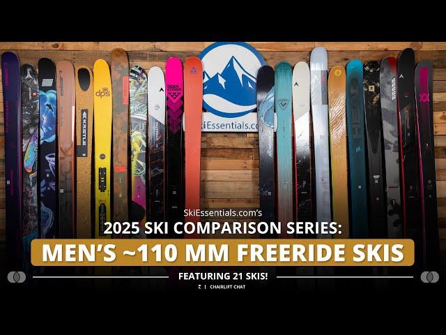 2025 Men's 110 mm Freeride Ski Comparison with SkiEssentials.com