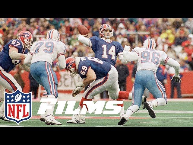 #2 Frank Reich Leads "The Comeback" ('92 Wild Card) | NFL Films | Top 10 Playoff Performances