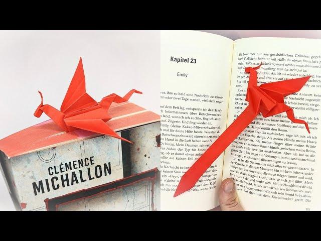 Paper DRAGON BOOKMARK  How to make a paper dragons