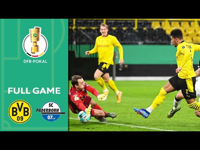 Borussia Dortmund vs. SC Paderborn 3-2 OT | Full Game | DFB-Pokal 2020/21 | Round of 16