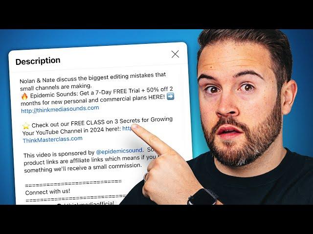 Setup Your YouTube Description The Right Way! (More Views & Money)