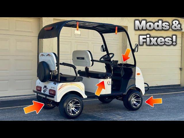 Vitacci Wow - World's Cheapest Golf Cart Gets Many Upgrades!