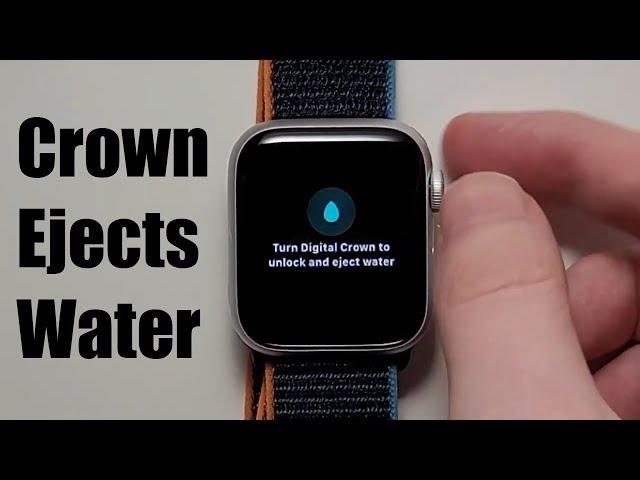 Apple Watch How to Remove Water & Turn OFF Digital Crown!