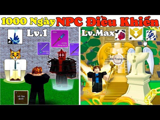 [BloxFruit] 1000 Ngày Bị NPC Điều Khiển - Thách Siuu Khó Đảo Có Gì Dùng Đó