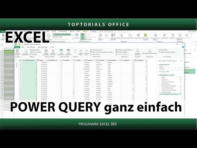 Excel Power Query ganz einfach