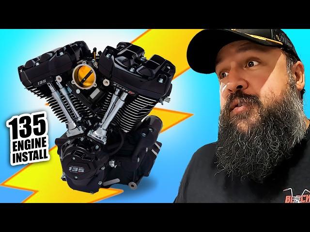 Harley 135ci Engine INSTALL! (Stage 4 ROAD GLIDE)