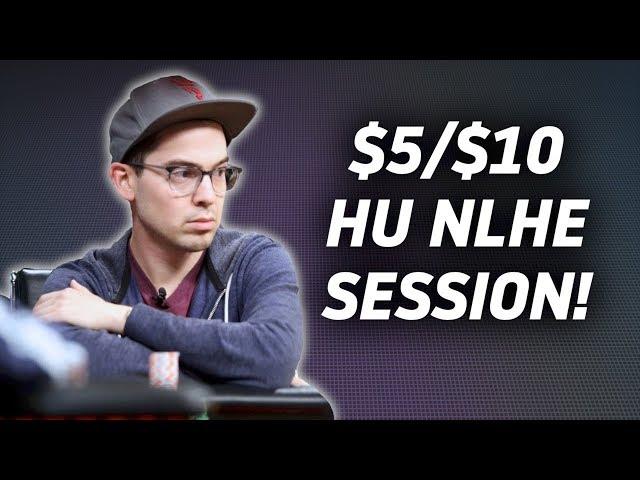 Heads Up 5/10 NL Hold'em with Kevin Rabichow