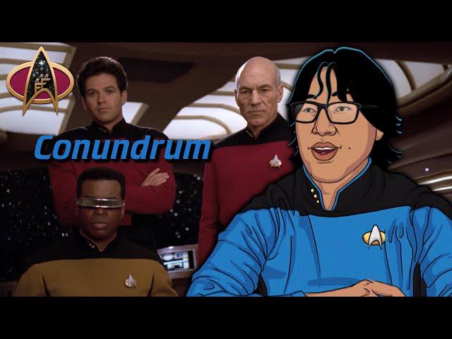 One of these crew members are not like the others... - TNG: Conundrum - Season 5, Episode 14