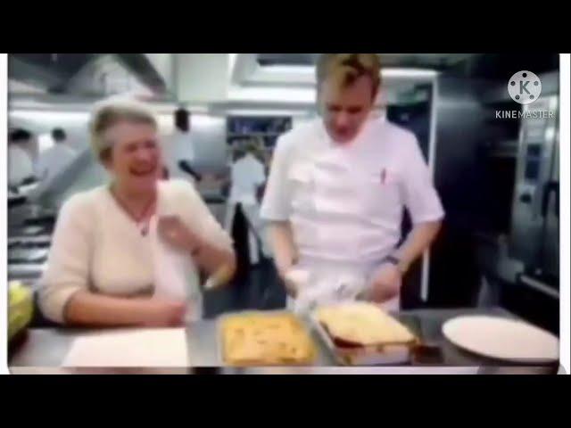 Saat Chef terbaik di dunia Chef Gordon terlihat bodoh di depan ibu nya #shorts