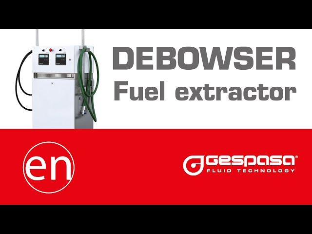 DEBOWSER GESPASA. Fuel extractor in vehicles. Diesel or petrol suction.