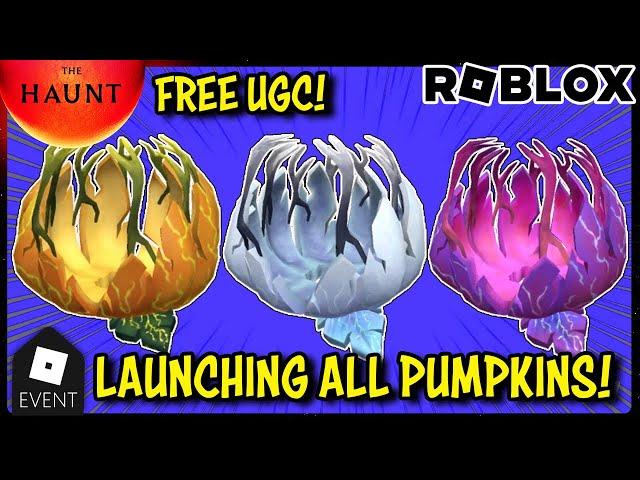  LAUNCHING ADMIN, DEV & STAR SMASHED PUMPKIN LIVE - Roblox The Haunt FREE ITEMS!