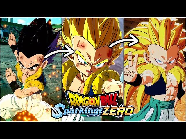 DRAGON BALL Sparking Zero Gotenks, SSJ, & SSJ3 Gameplay