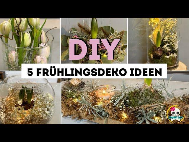 5 Frühlingsdeko Ideen zum selber machen - STEP by STEP Videos in der  Berscheibung