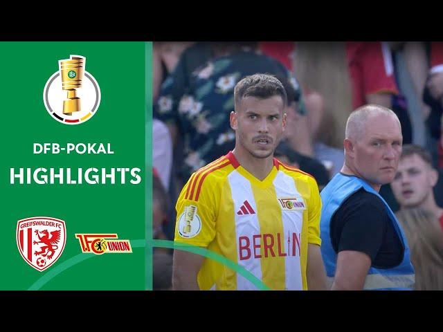 Greifswald fights! | Greifswalder FC vs. 1. FC Union Berlin 0-1 | Highlights | DFB-Pokal First Round