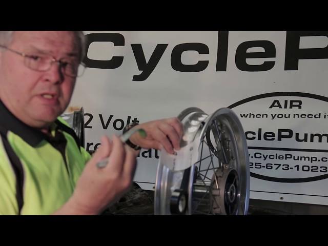 Converting a Tubed Motorcycle Rim to a Tubeless Rim