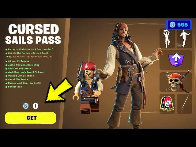 Why EpicGames REMOVED Jack Sparrow Mini Battle Pass From Fortnite?