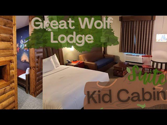 KID CABIN SUITE ROOM TOUR (GREAT WOLF LODGE)