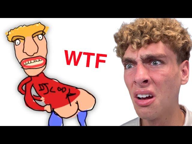 Reacting to your TRASH Fan Art