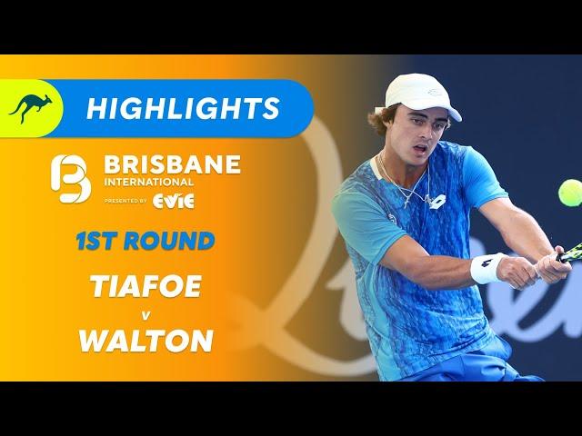 Frances Tiafoe v Adam Walton - Brisbane International Highlights | Wide World of Sports