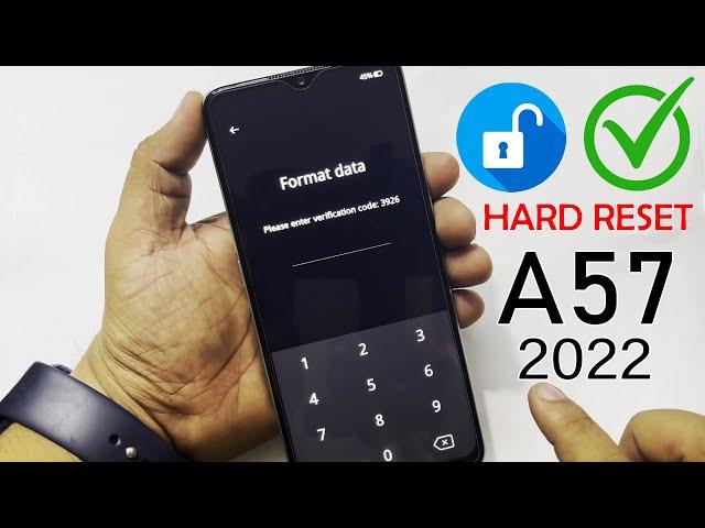 OPPO A57 (CPH2387) Hard Reset, Forgot Password, Fingerprint, PIN, Pattern Unlock