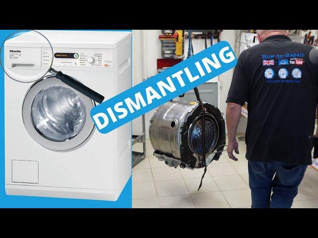 Mastering #Miele Inside Out of a Washing Machine Dismantling Guide To Take Apart