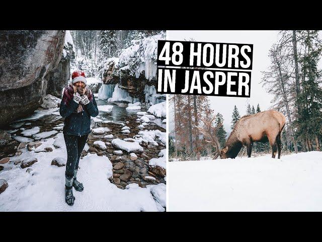 Exploring Jasper National Park | Ice Walk Through Maligne Canyon