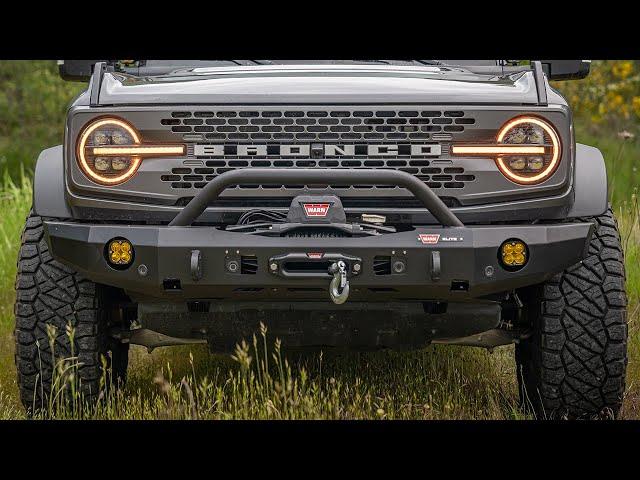 The Bronco FINALLY gets a WINCH - Install and Review