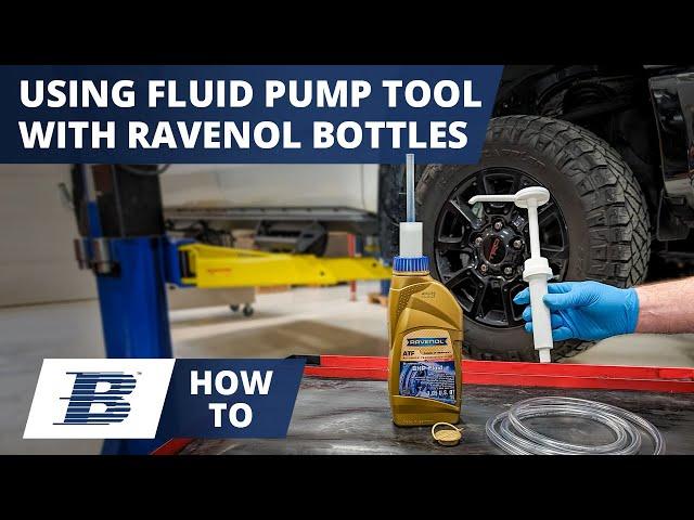 How to Use BLAU Fluid Transfer Hand Pump With Ravenol Bottles