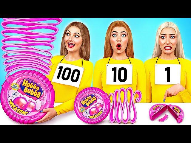 100 Слоев Еды Челлендж | Съедобная Битва от TeenDO Challenge