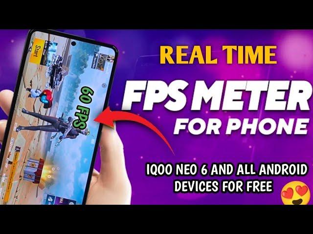 ENABLE REAL TIME FPS METER IN BGMI | IQOO PHONES AND ANY ANDROID DEVICES 