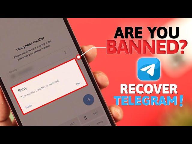 Fix- Telegram This Phone Number Is Banned! [Recover]