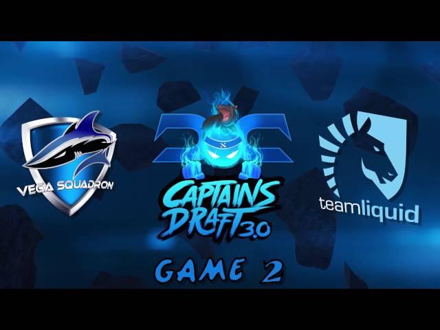 DotaCinema Captain's Draft. Vega Squadron - Team Liquid. Highlights