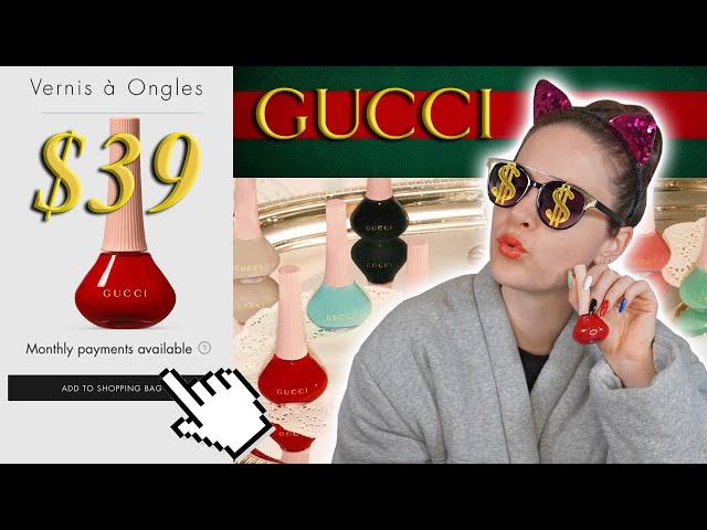 $500 Gucci Luxury Nail Polish Haul Review