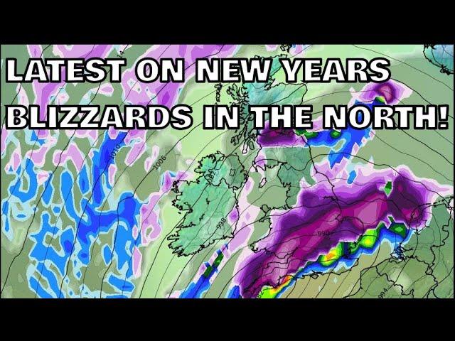 Latest on New Years Blizzards in the North, Severe Cold Arriving For All After? 29th December 2024