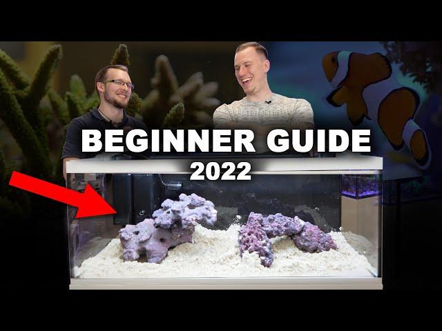 HOW TO SETUP A REEF AQUARIUM - Beginner Guide 2022!! *simple*