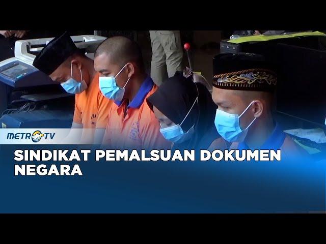 5 Orang Tersangka Pemalsuan Dokumen Negara diTangkap