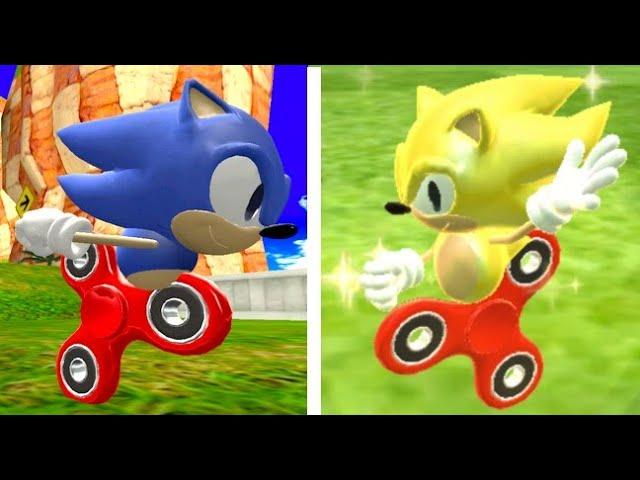 Fidget Sonic in Sonic World DX