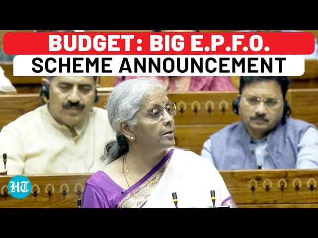 Budget 2024: Big Employees' Provident Fund Move As Modi Govt Focuses On Middle Class | Nirmala