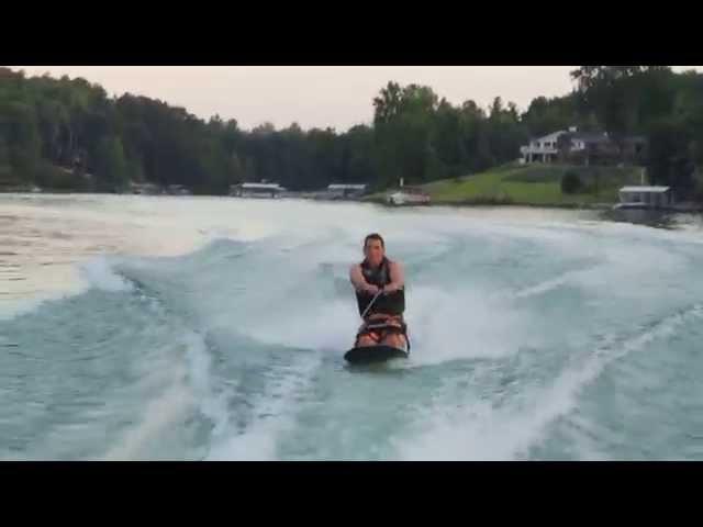 Jay OWNING the knee board!  360 baby!!!