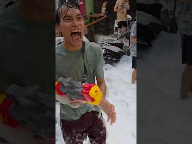 He got me!! #supertown #gaytraveler #gaytravel #songkranthailand #waterfestival #jomtien