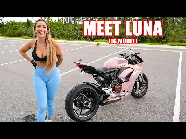 SHE GAVE ME THE KEYS TO HER DUCATI  | PANIGALE V2 Review & First Ride