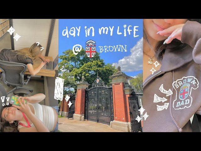 A DAY IN MY LIFE AS A BROWN PRE-COLLEGE STUDENT PART 1 | dorms, food, class, studying!